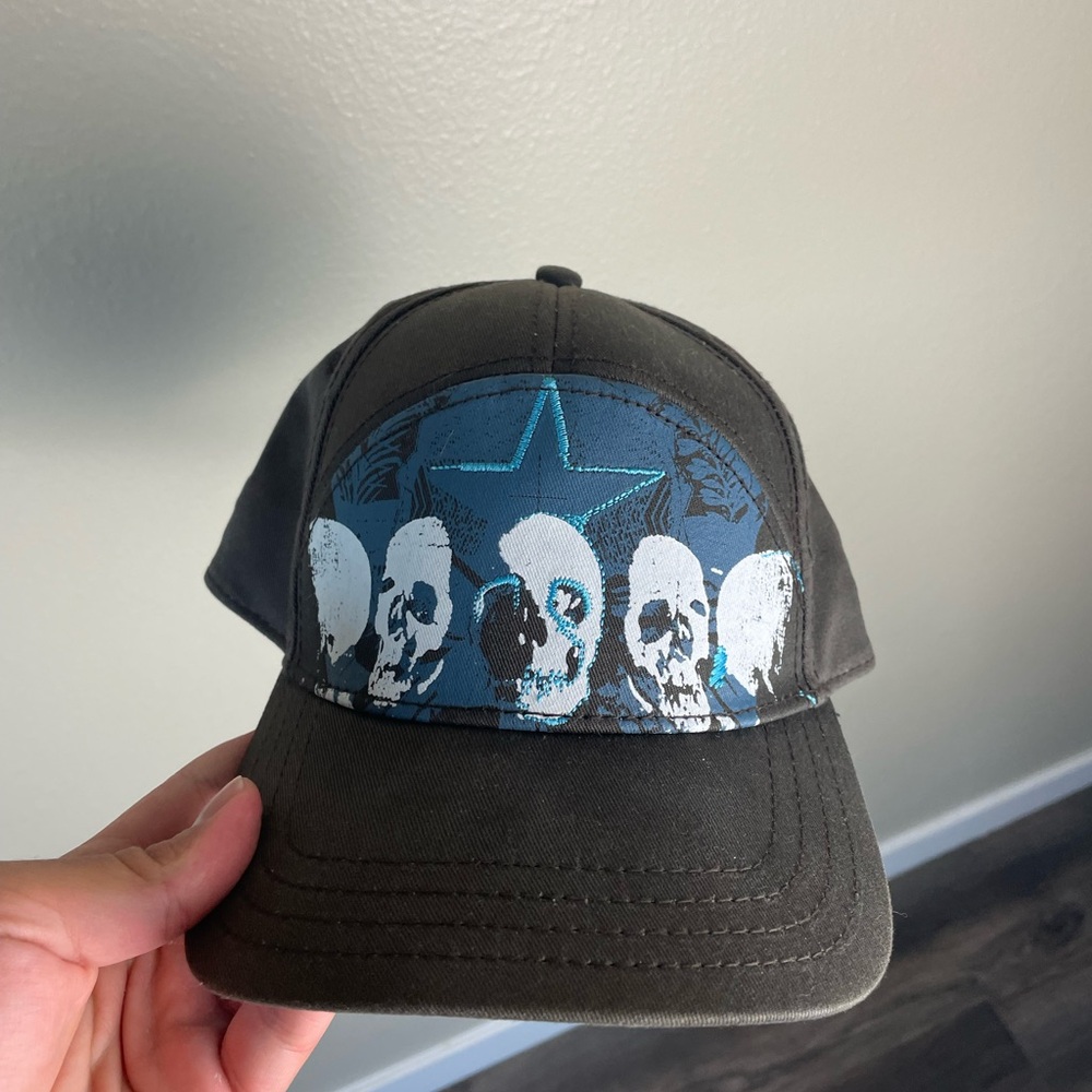 Vintage Oakley Skulls Hat SnapBack Y2K Rare